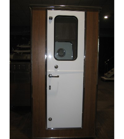 Hinged door